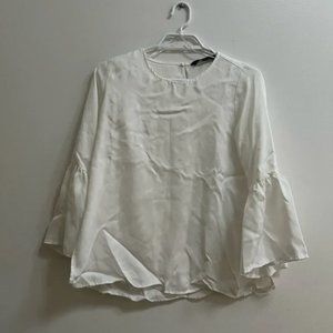 Zara Flowy Sleeve Blouse XS